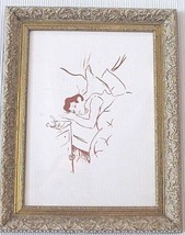 Henri Toulouse Lautrec Ta Bouche Your Mouth Colored Stone Lithograph c1950 Rare - £569.54 GBP