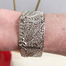Fern Leaf Leaves Bracelet Box Clasp STUNNING Offer welcome! - $719.18