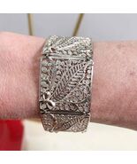 Fern Leaf Leaves Bracelet Box Clasp STUNNING Offer welcome! - $1,007.12 CAD