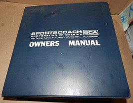 1977 Sportscoach 26&quot; MH Owners Manuals &amp; Parts Catalog Service Manual+ More 208H - £110.12 GBP