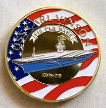 Us Navy - Uss Carl Vinson CVN-70 Challenge Coin - £11.79 GBP