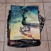 Arrow Film Memorabilia Backpack Bag Rare Large Swag Bag Large 25” x 20&quot; - £15.92 GBP