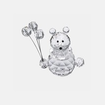Authentic Finest Crystal Balloon Vendor (Bear) Shaped Gift Clear First G... - £58.49 GBP