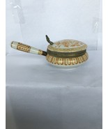 Vintage Porcelain Japanese Trinket Box round with Handle - $127.31 CAD