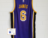 LeBron James Signed Autograph #6 Los Angeles Lakers Jersey Shirt With COA - $350.00