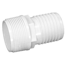 Waterway 417-6150 1.5&quot; MPT 1.5&quot; Hose Male Barb Adapter - White - £9.49 GBP