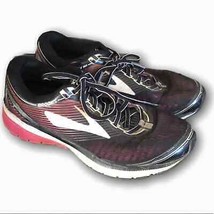 Brooks ghost 10 running shoes Women’s Size 9 Black Hot Pink Sneakers - $32.66