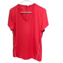 ID Ideology Women&#39;s Essentials Rapidry Salmon Coral Performance T-Shirt Size XL - £9.98 GBP