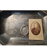 WWI German Imperial 1917 air force antique silver plated tray with photo - $178.69