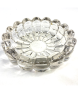 Mid Century Circular Web Sectioned Heavy Glass Vintage Ashtray Valet 16 ... - £57.15 GBP