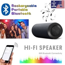 Black Rechargeable Super Bass US Stock Portable Bluetooth USB Wireless Speaker - £12.48 GBP