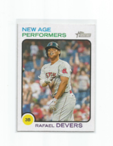 Rafael Devers (Boston) 2022 Topps Heritage New Age Performers Insert #NAP-6 - £3.92 GBP