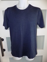 32 Degrees Cool Blue Heathered Crew Neck T-Shirt Size S Men&#39;s EUC - £13.77 GBP