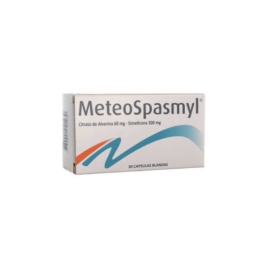 Primary image for MeteoSpasmyl-To Relieve Digestive Pain Accompanied by Bloating-Pack of 20 Caps