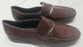 Florsheim Brown Leather Penny Loafer Dress Shoes Size 10.5 (C17) - £30.00 GBP