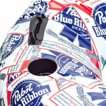 PABST BLUE RIBBON Inflatable Swim Tube Adult Ring Float w/Cup Holder -Ne... - £10.58 GBP