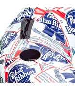 PABST BLUE RIBBON Inflatable Swim Tube Adult Ring Float w/Cup Holder -Ne... - £10.60 GBP