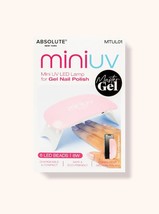 ABSOLUTE NEW YORK MASTER GEL MINI UV LEF LAMP FOR GEL NAIL POLISH #MTUL01 - $123.54 MXN
