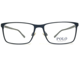 Polo Ralph Lauren Eyeglasses Frames PH1165 9119 Black Gray Square 55-17-145 - £74.79 GBP