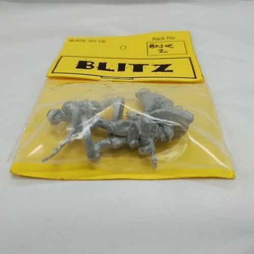 Battlefield Blitz 20MM WWII BNK 2 Infantry Soldiers Rifle Metal Miniatures  Item image 4