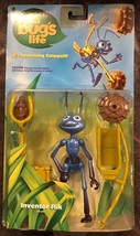 NEW Disney Pixar A Bugs Life 1998 Action Figure Inventor Flik Launching Catapult - $16.44