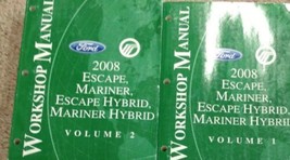 2008 Ford Escape &amp; Escape Hybrid Service Shop Repair Workshop Manual Set Oem - £113.40 GBP