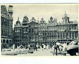 KLM Royal Dutch Airlines Grote Market in Brussels  Advertising Postcard - $34.61