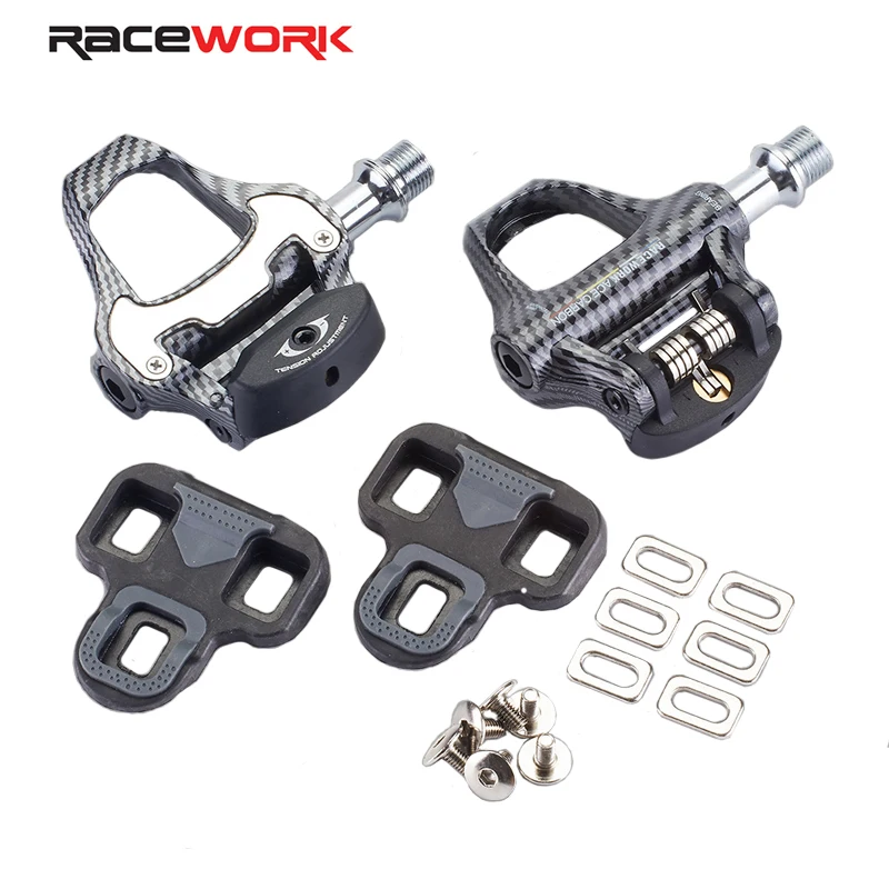RACEWORK Ultralight   Road Bike Pedal Bicycle Self-loc Pedal with Sealed ings an - £150.19 GBP