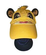 Disney Parks The Lion King Hat Cap Strapback Youth Yellow Adjustable Simba - $26.09 CAD