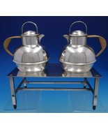 Number 673 by International Silverplate 3 Piece Tea Pots with Stand (#4444) - $4,709.68 MXN