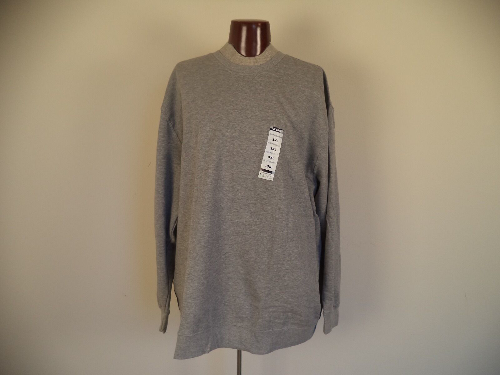 Men&#39;s Gray Joe Boxer Sweatshirt. 3XL. 79% Cotton/ 21% Polyester. - $25.25
