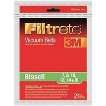 3M Filtrete Vacuum Belt For Bissell 7-9-10-12-14-16 2 pk - £19.78 GBP