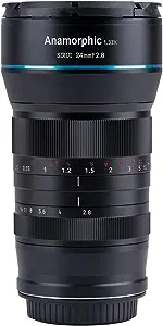 SIRUI 24mm Anamorphic Lens F2.8 1.33X APS-C Camera Lens for E Mount, Blu... - $946.99