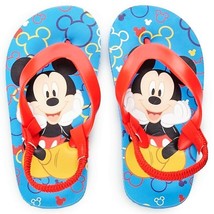 Mickey Mouse Disney Junior Boys Flip Flops w/ Optional Sunglasses Beach Sandals - $12.90+