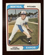 1974 Topps #169 Steve Rogers ROOKIE CARD - NM OR BETTER - $4.75