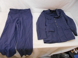 Korean War Vintage USAF Serge Wool 1950  Dress Blue Uniform Jacket Pants... - £121.26 GBP