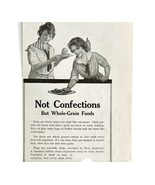 Quaker Puffed Wheat And Rice 1917 Advertisement Antique Breakfast Cereal... - $367.67 MXN