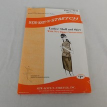 Sew-Knit-N-Stretch Sewing Pattern 118 Ladies Shell Skirt Sizes 8-12 CUT Size 12 - £3.99 GBP
