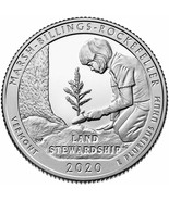 United States 2020-D Marsh-Billings-Rockefeller Quarter Gem Unc~Free Shi... - £1.95 GBP