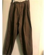 Vintage Women&#39;s LizWear Brown Pants - Size 10 Petite - £29.88 GBP