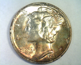 1945-D Mercury Dime Nice Uncirculated Nice Unc Attractive Color /TONING Original - £14.38 GBP