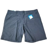 Columbia Shorts Mens 38 Hiking Flat Front Chino Pockets Casual Golf 8&quot;in... - $30.18 CAD