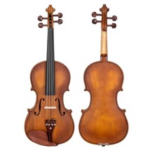4/4 Spruce Maple Natural Violin + Case+Cloth+ Shoulder Rest +Tuner+ Rosin - $91.99
