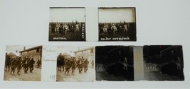 3 World War I glass photos: Verdun prisoners, Wounded soldiers, Sheep he... - $47.52