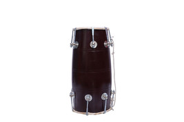 Baby Wooden nut bolt Dholak musical instrument colour black dholki drum ... - £76.30 GBP