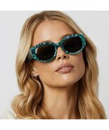 DIFF Drew 54mm Polarized Oval Sunglasses, 100% UV Protection, Green/Blac... - $1,286.83 MXN