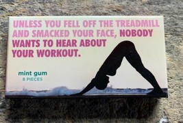 2 Blue Q Gum Unless You Fell Off The Treadmill &amp; Smacked Your Face Nobod... - £6.88 GBP