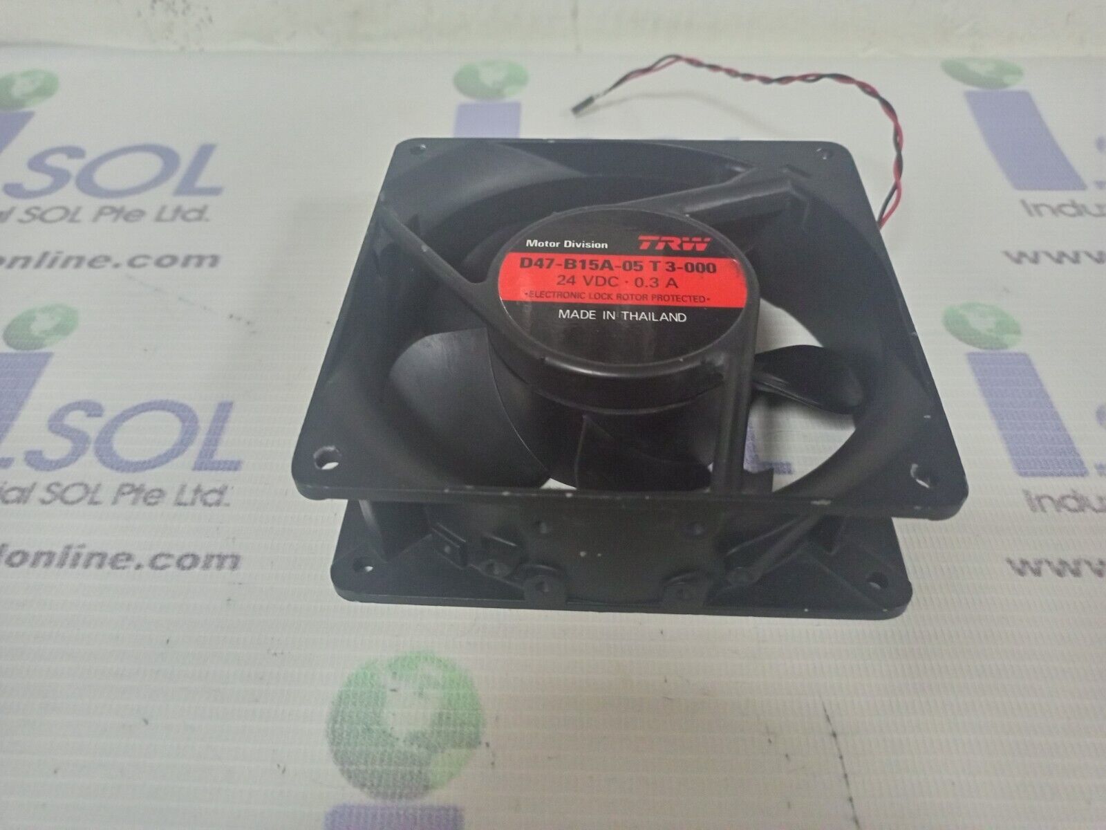 TRW D47-B15A-05 T3-00 Motor Division 24 VDC . 0.3A Cooling Fan - $12.96
