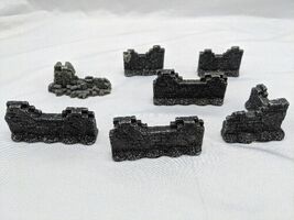Lot Of (7)Ceramic Minature RPG Wargaming Ruins Building Acessory Terrain... - $16.84