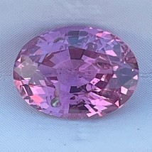 Certified Natural 1.58 Cts Pink Sapphire Oval Cut Loose Gemstone Birthday Gift - £478.51 GBP